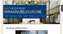 Desktop Screenshot of immanuelskirche.de